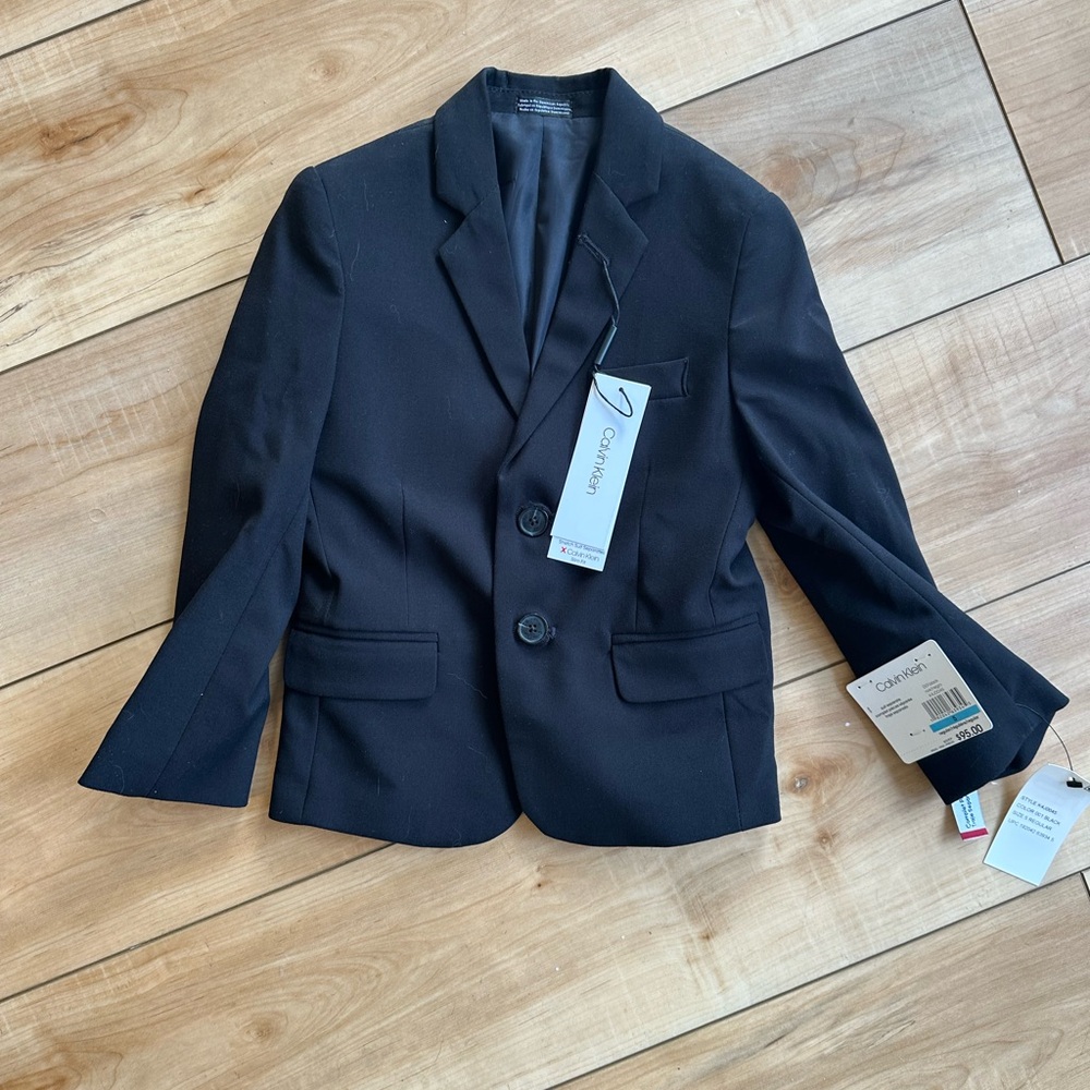 Calvin Klein Boys Black Blazer
